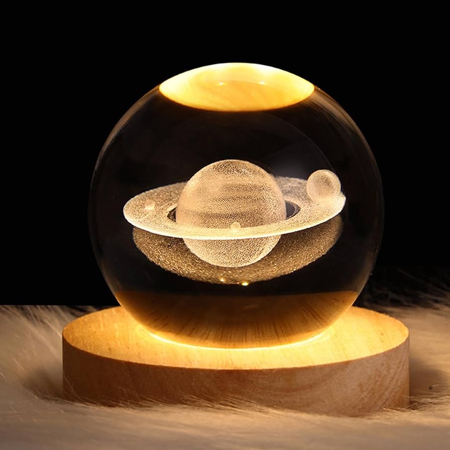 ESFERA DE CRISTAL LUZ LED