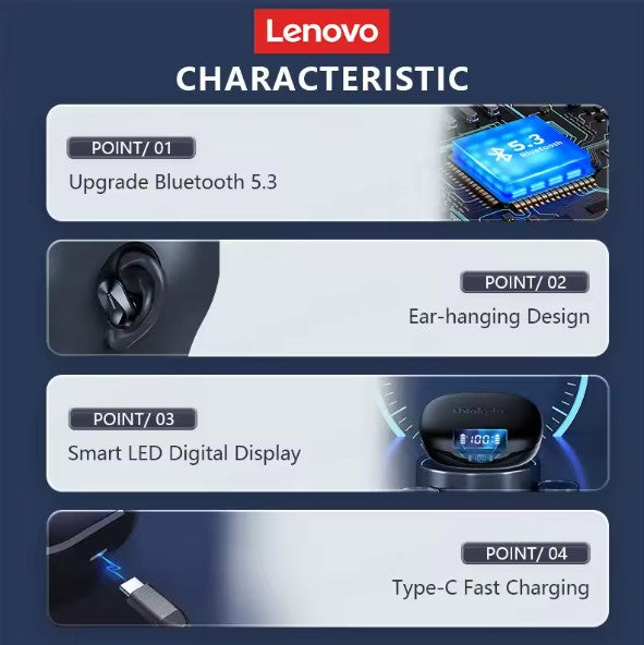 AUDIFONOS DEPORTIVOS LENOVO LP75