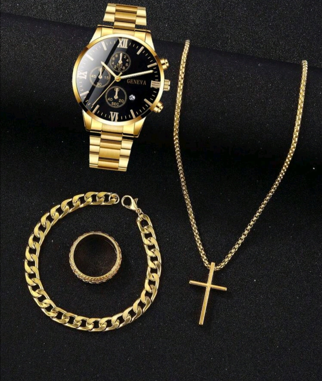 COMBO RELOJ + ACCESORIOS 4 EN 1