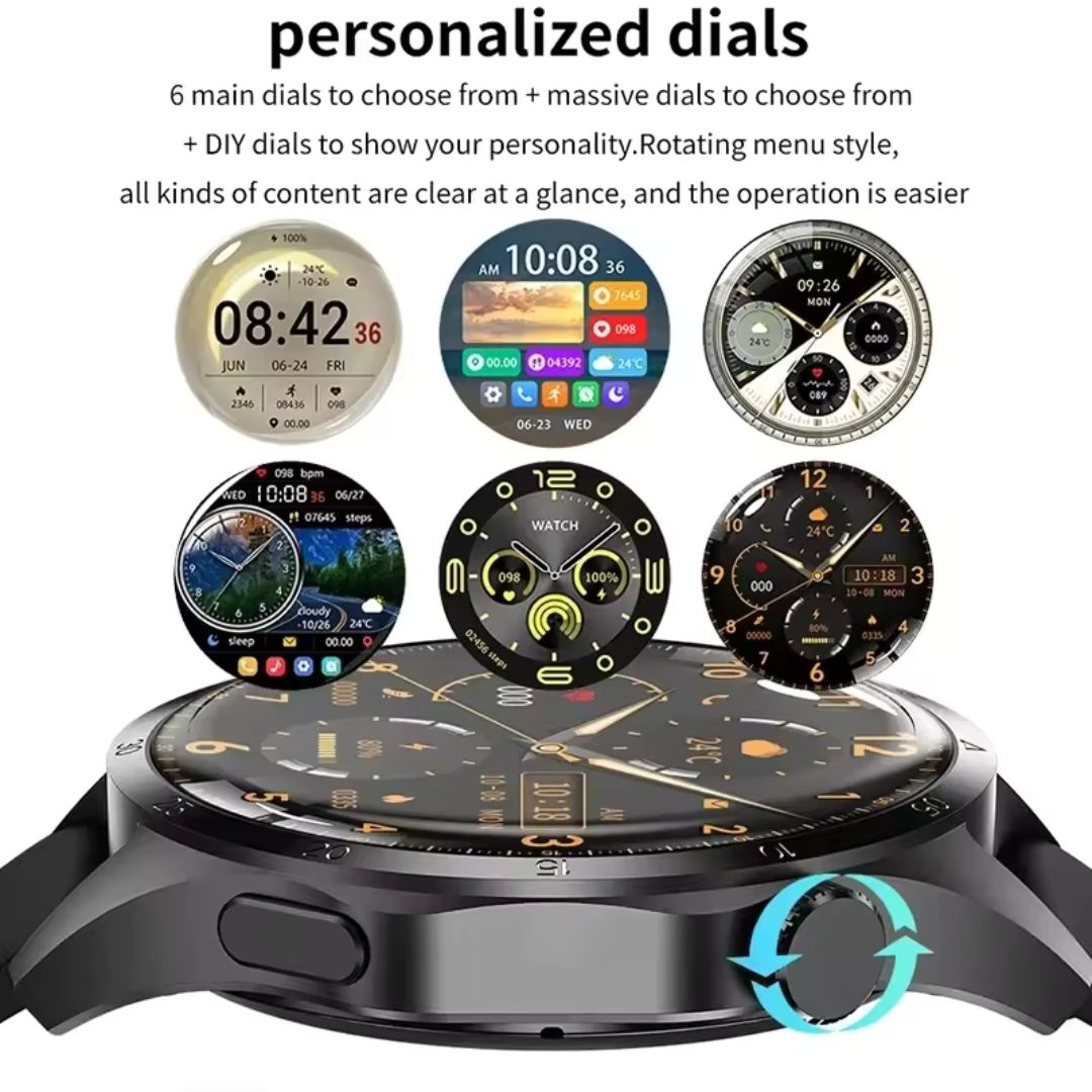 RELOJ INTELIGENTE GT4 PRO GPS NFC