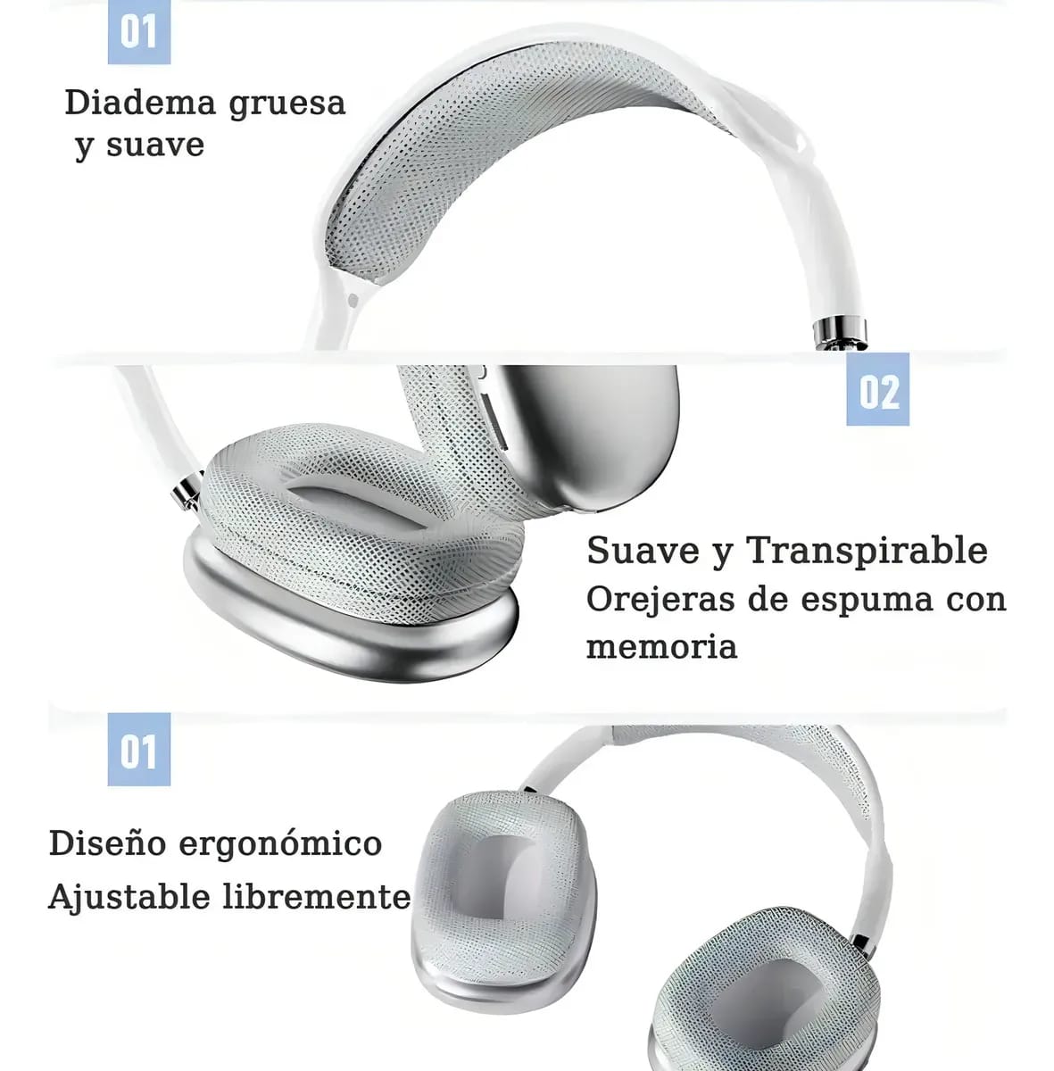 AURICULARES  DIADEMA P9 PRO MAX
