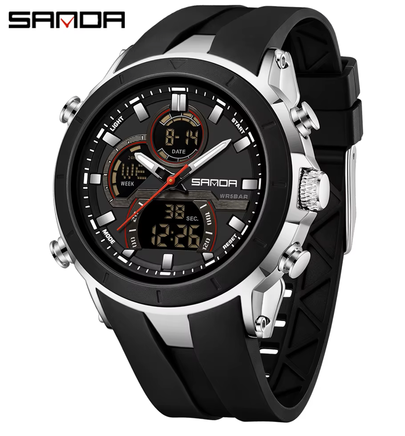 RELOJ SANDA 6279 SILICONA
