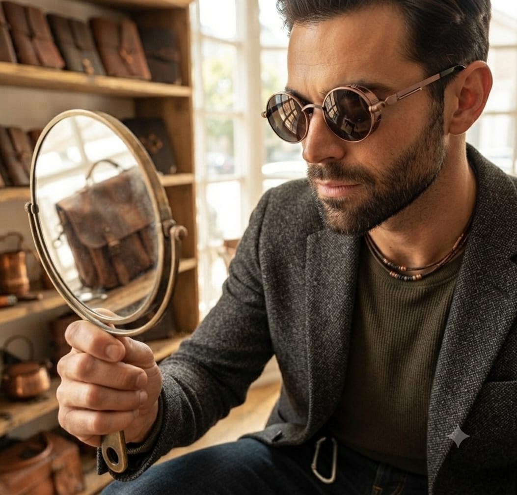 GAFAS DE SOL RETRO MARRON