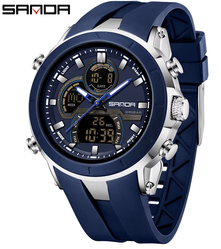 RELOJ SANDA 6279 SILICONA